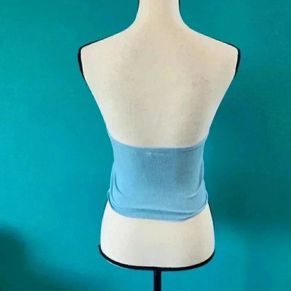 ⭐️ New with tags strapless light blue pacsun basics top in size small - Picture 3 of 4